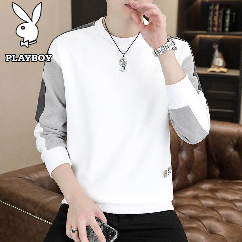 PLAYBOY Men's Versatile Round Neck Sweatshirt