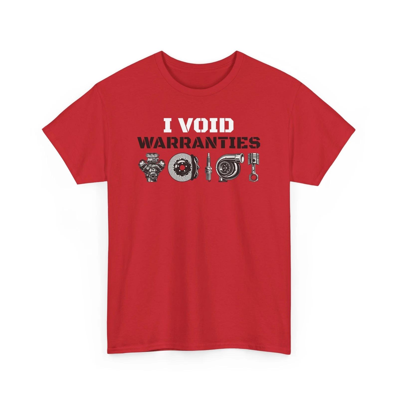 I Void Warranties - Car Mechanic Racecar Guy Gift - Premium Heavy Cotton Tee XL