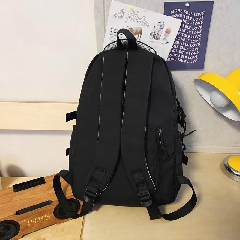 New Large-capacity Schoolbag Men's Trendy Cool Couple Casual Backpack Korean Version Ins Junior High School Student Computer Backpack