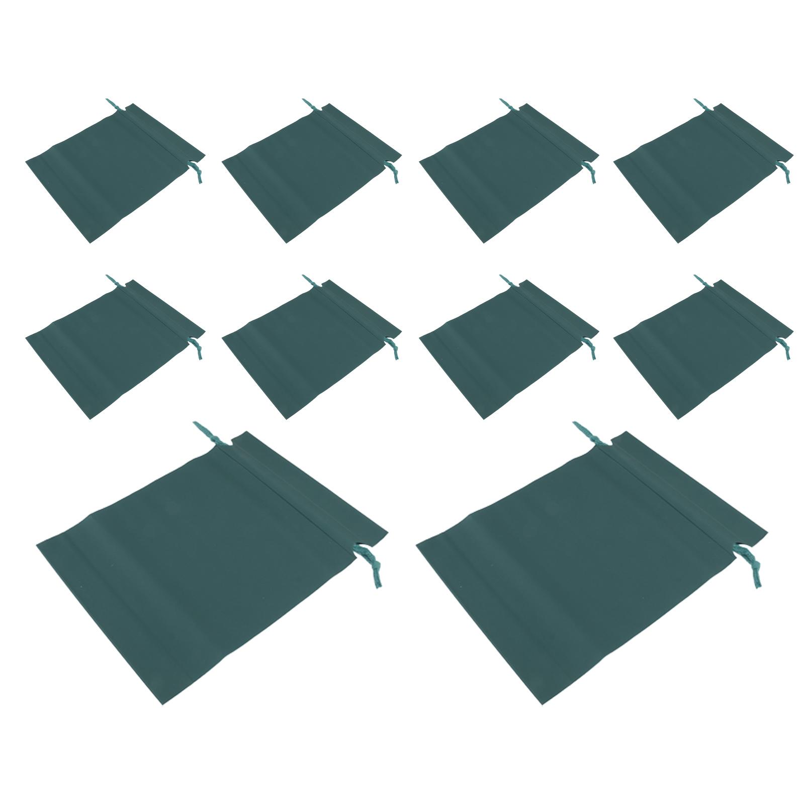 10pcs Storage Bag Foldable Waterproof Washable Reliable Durable Drawstring Design Pouch for School TravelBlackish Green 759₽