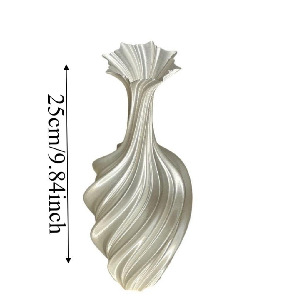 Minimalist Design Modern Vase Creative Abstraction Style Flower Arrangement Vase Home Decoration Ornaments 3D Printed Vase