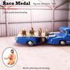 1 Piece Diorama 1/64 Hand Painted Resin Figure Fashion Driver Doll Railway Scene Kits Design