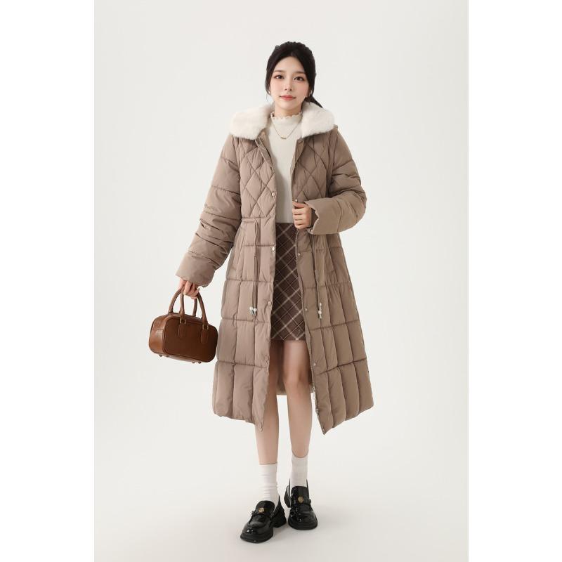 Detachable Sleeves Two-wear Down Cotton Coat Women's Mid-length Over-the-knee Winter New Thickened Waist Vest Cotton Coat Jacket