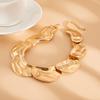 Irregular Choker Necklace Earrings Jewelry Set for Women Exaggerated Punk Geometric Torques Accessory