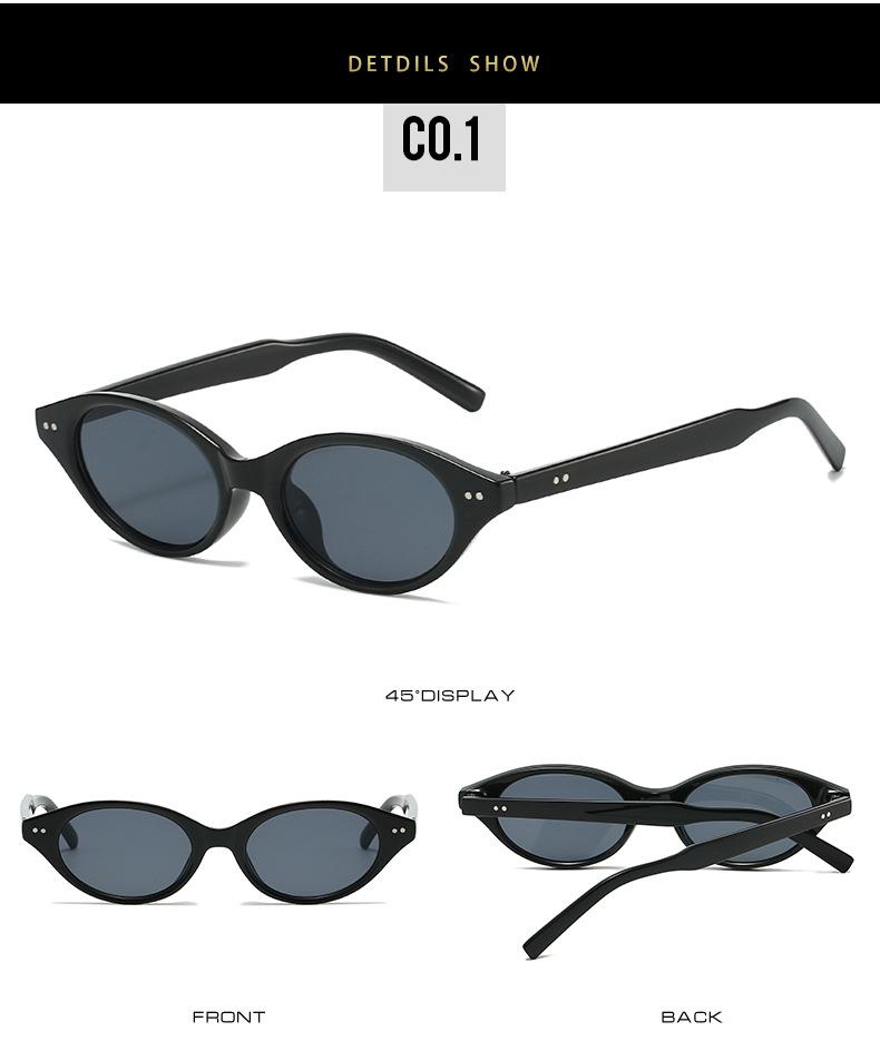 

New Fashion Oval Sunglasses Vintage Polygonal Frame Sun Glasses Retro Brand Designer Driving Shades Uv400 Protection Eyewear