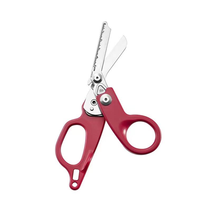 Tactical Folding Multi-tool Scissors красный