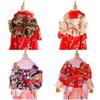 Oversized Bowknot Belt Traditional Japanese Sash for Kimono Adjustable Length Soft Fabric Multiple Color Option