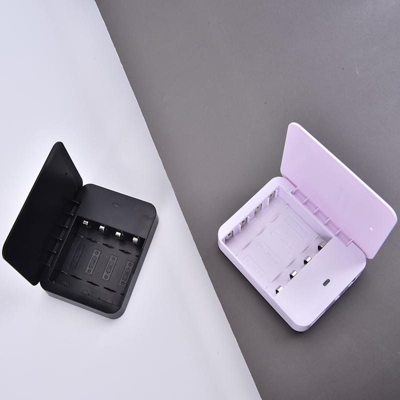 4 sloty AA baterie externí USB dobíjecí AA lithiová nabíječka baterií box