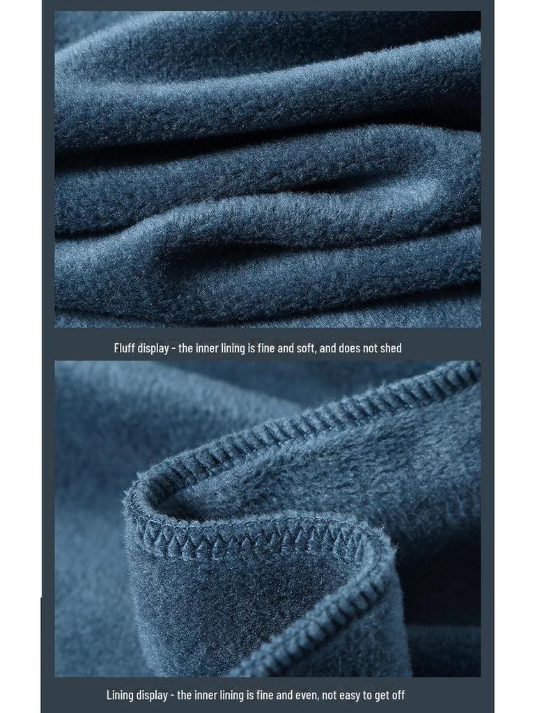 Herren-Strickjacke mit Plüsch-Kapuze – neue Mode, Herbst/Winter, Übergröße, lockere Passform