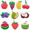 Soft Magnetic Fruit Cartoon Magnets for Kids - Educational Door & Fridge Decorations
