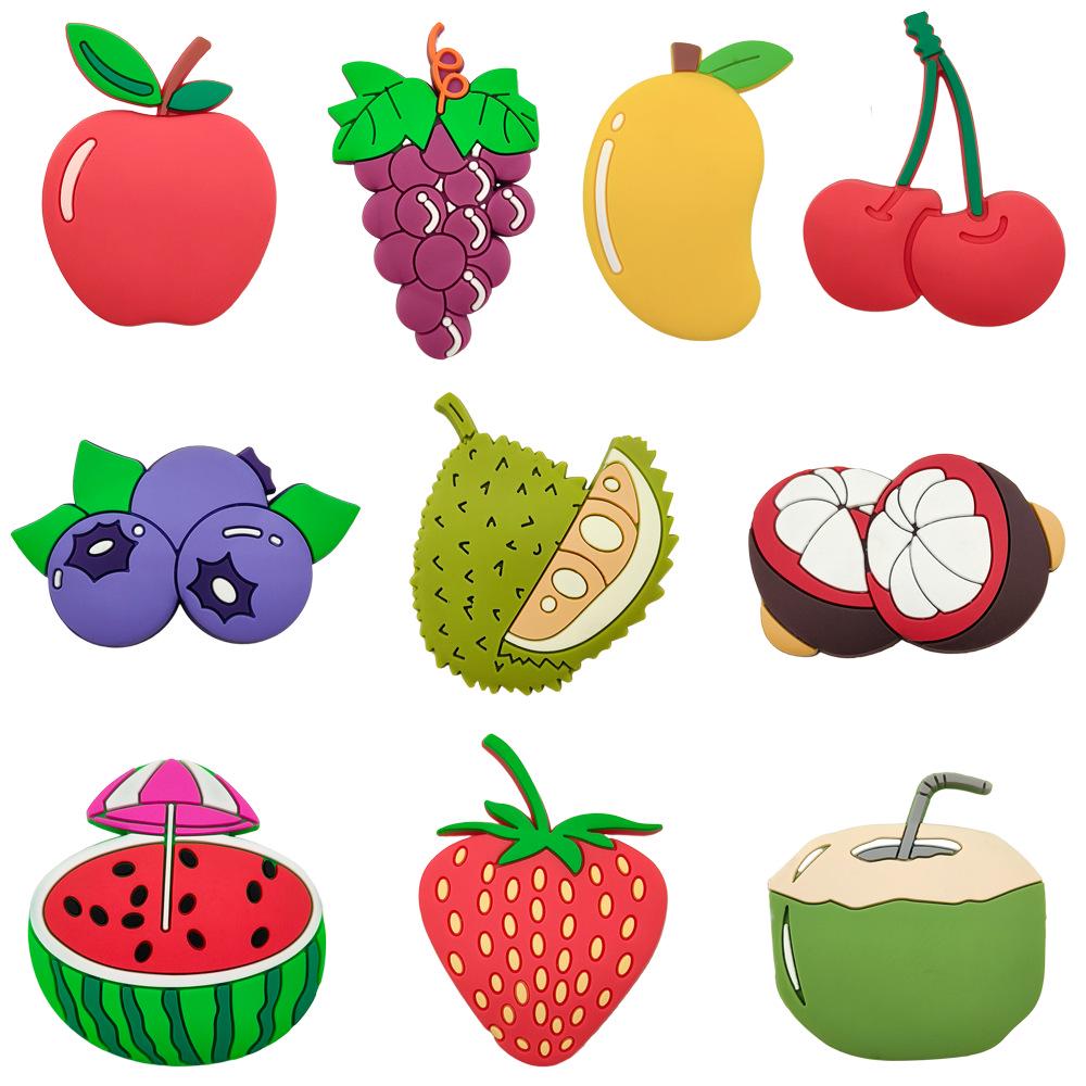 Soft Magnetic Fruit Cartoon Magnets for Kids - Educational Door & Fridge Decorations