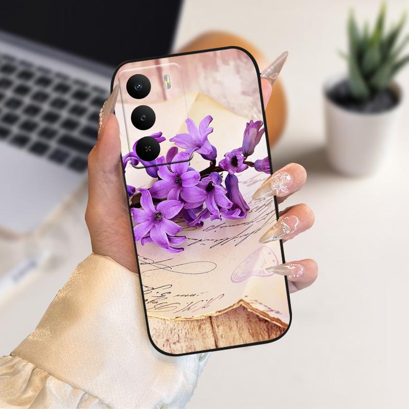 Etui na Realme 14x 5G RMX5020 Uroczy Pies Kot Miękki Silikon TPU Pokrowiec na Telefon Do Oppo Realme V60 Pro Ochronny Zderzak Fundas Etui