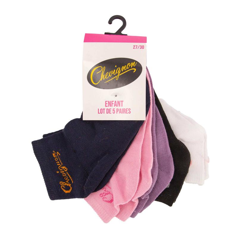 

Набор из 5 пар детских хлопковых носков CHEVIGNON