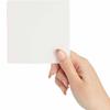 12pcs 4 Inch Square Ceramic Tiles for Crafts with Cork Backing Pads, Unglazed White DIY Coasters for Painting