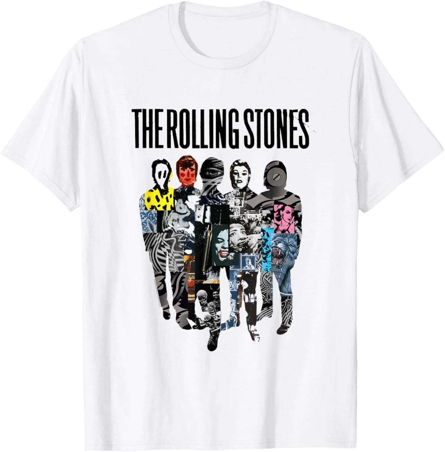 

Официальная футболка The Rolling Stones с коллажем силуэтов 4XL