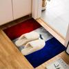Lyon Football Crest Printed Office Carpet Chair Cushion  Entryway Rug, Rugs for Living Room, Bedroom Christmas gifts