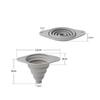 Leak-Proof Silicone Funnel Foldable Wide Mouth Funnel New Portable Funnel  Kitchen