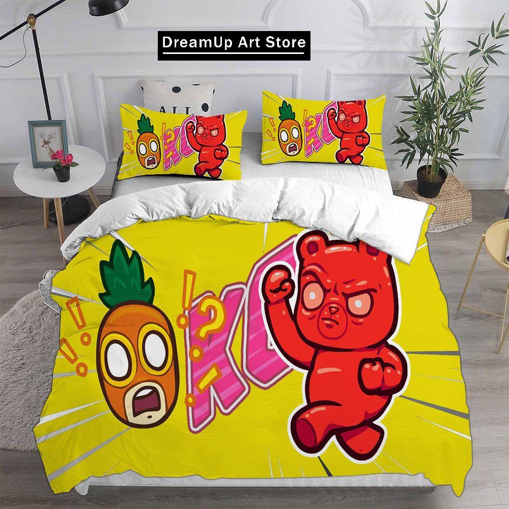 Spiel Burrito Bison_Launcha Libre Bettwäsche-Set Jungen Mädchen Einzelbett Twin Queen Full Size Bettbezug Kissenbezug Bett Erwachsenen Schlafzimmer