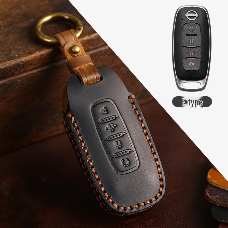 Nissan Key Case: Compatible with 23 Models Including Teana, Ariya, Sylphy, X-Trail, Tiida, Qashqai, and Kicks