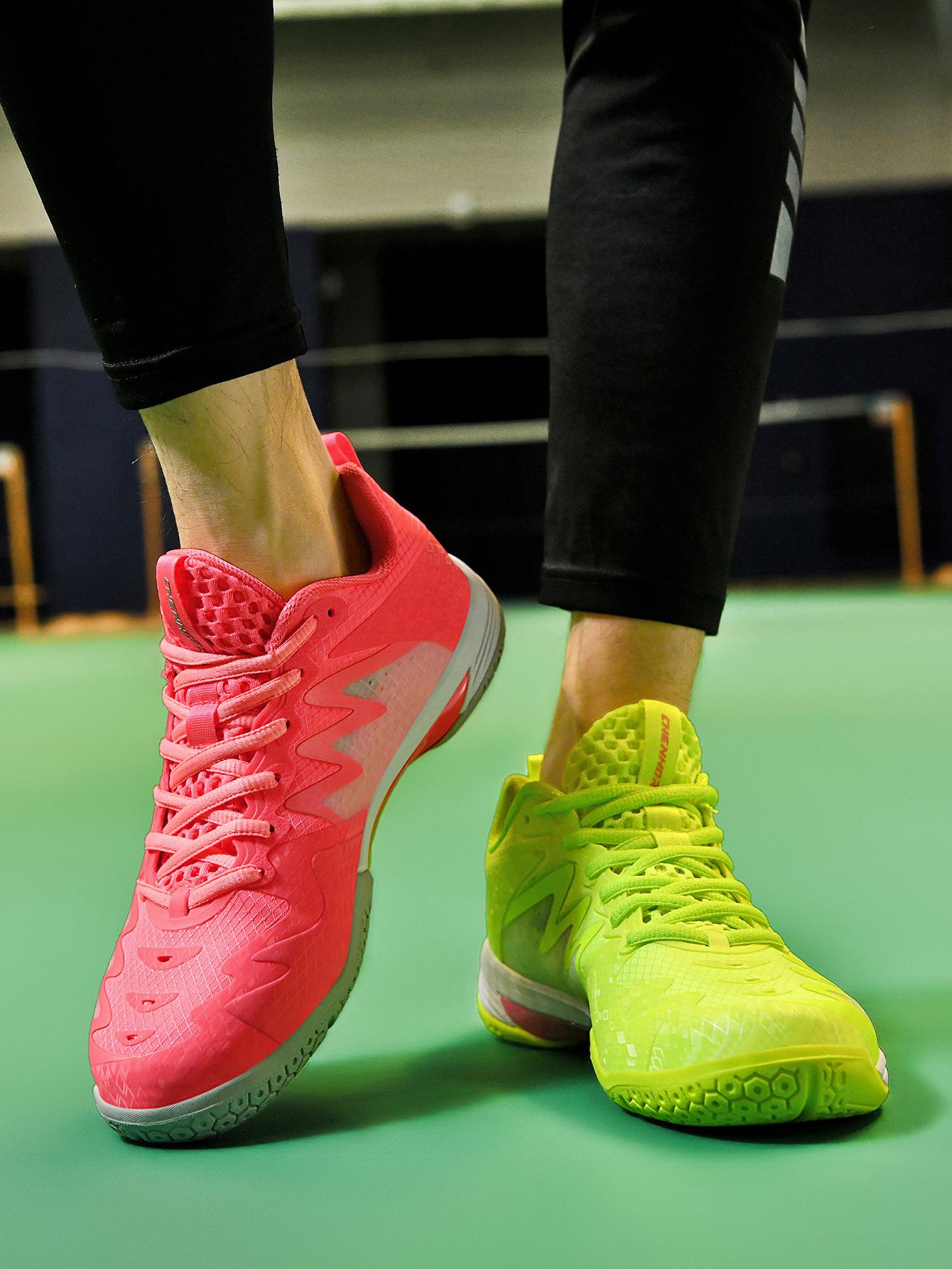 

Chenma 2025 фабрика лето новый мужской и женский студенты нескользящий дышащий мандаринка со спортивной перьевой обувью 36