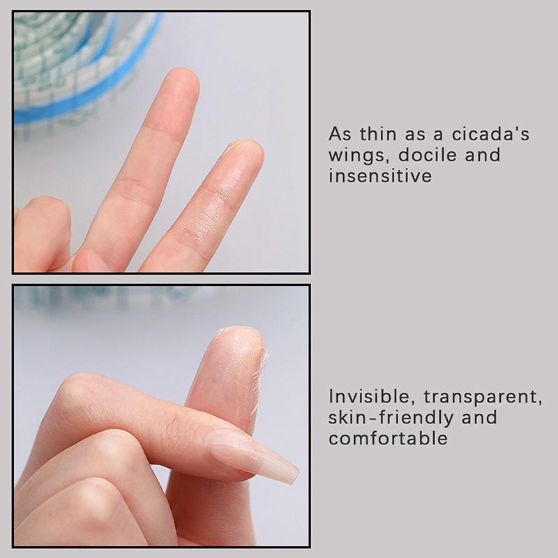 50 шт. водонепроницаемая прозрачная лента для дизайна ногтей полиуретановая пленка — фото 3
