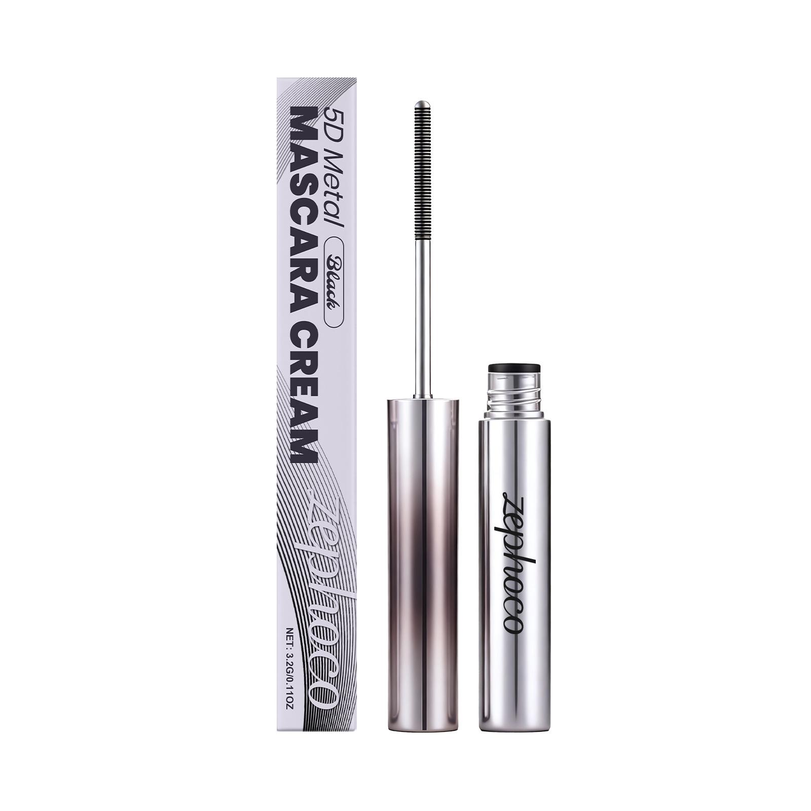 Zephoco Natural Curl Black Mascara – Silky, Easy-to-Apply Daily Eye Makeup.