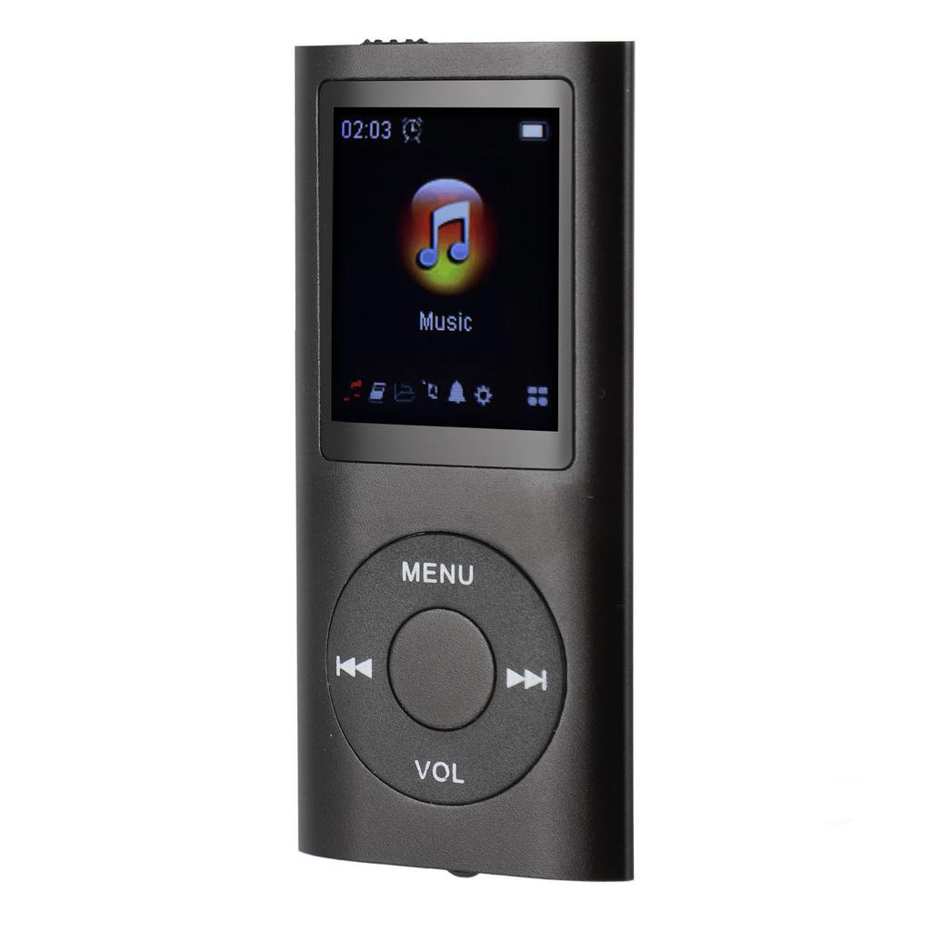 Portable MP3 Music Player 1.8inch TFT Screen HiFi Sound 7 Sound Effect Modes USB Rechargeable Digital Video Music