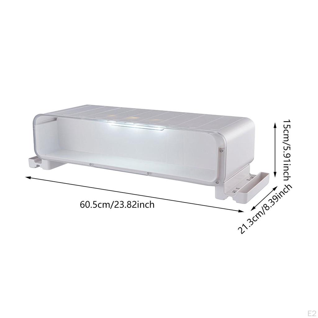 Computer Heightened Laptop Riser Shelf Desk Organizer Stable Desktop Storage Box Monitor Stand for