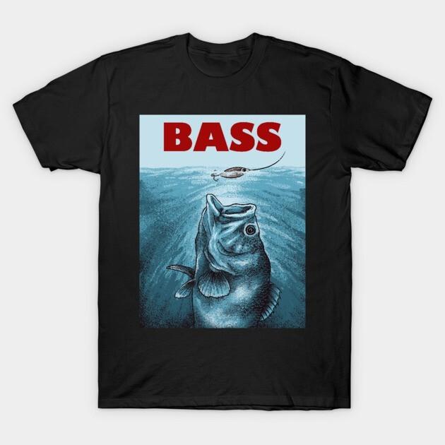 Fishing Bass Freshwater Angler Lake‑Hobby‑Meme Unisex Cotton T‑Shirt