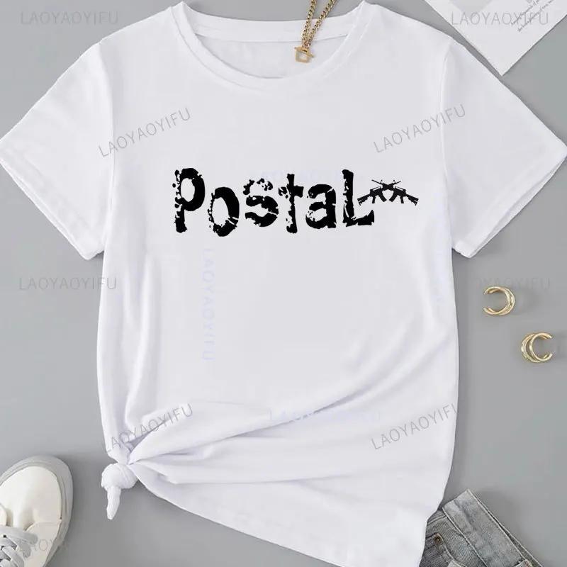 Saxar Go Postal T-shirt Toppar Postal Dude Modal Skjorta Man Kvinna T-shirt Postal Dude 2 Alien Springa med Saxar Go T-shirts
