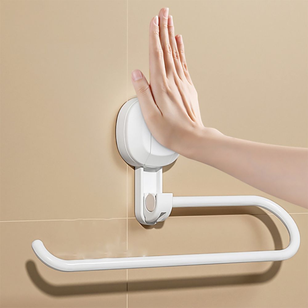 Multi-purpose Suction Cup Paper Towel Holder Multifunctional Cling Film Organizer Wipe