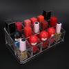 16 Grid Transparent Acrylic Nail Polish Lipstick Storage Case Organizer Storage Rack