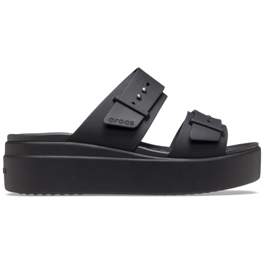 Crocs Brooklyn Sandals Low Wedge Black 23cm [Crocs] Women s Women s чёрный