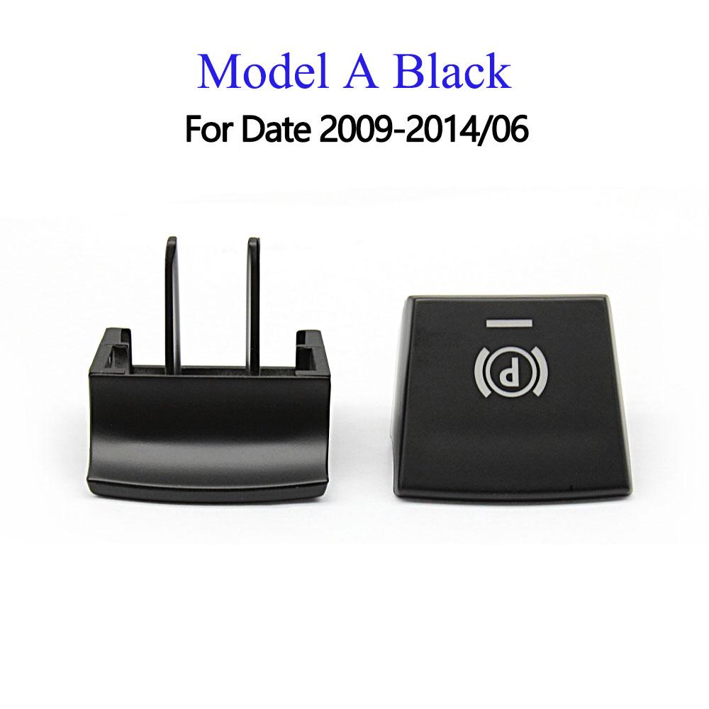 Car Parking Switch Electronic Auto Handbrake H Button Replacement For BMW 5 7 X3 X4 X5 X6 F Series F01 F02 F10 F18 F12 F15 F25 A  black