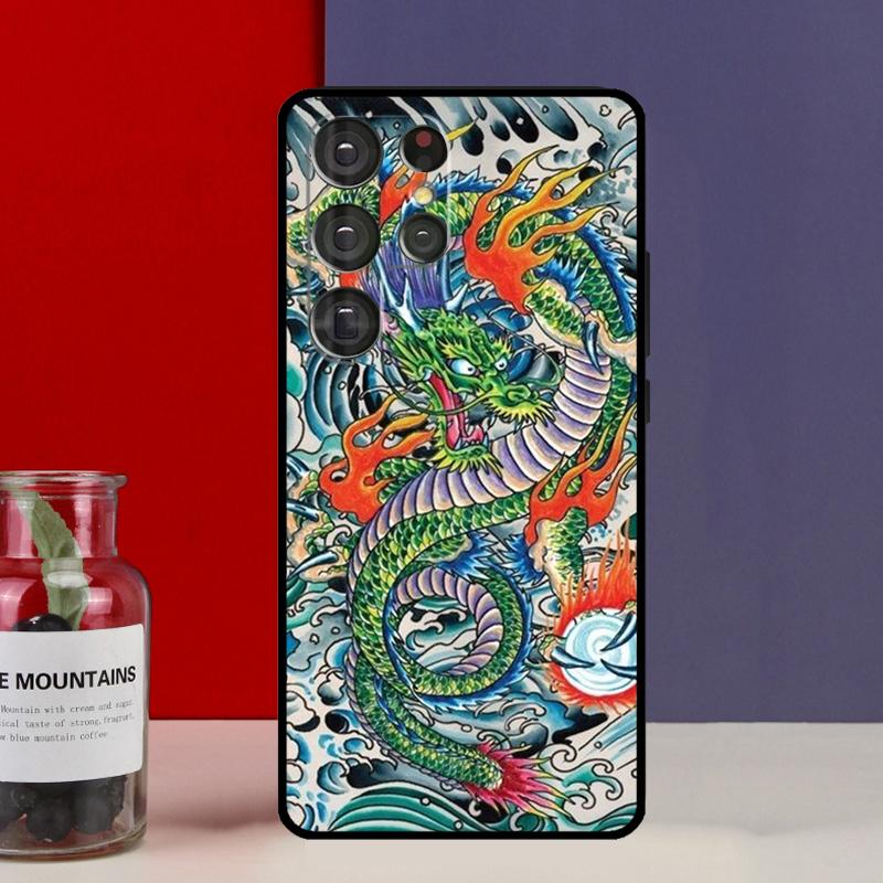 Chinese Dragon Funda Case For Samsung Galaxy S25 Ultra S9 S10 S20 S21 S22 Plus S23 FE S24 Ultra Phone Cover
