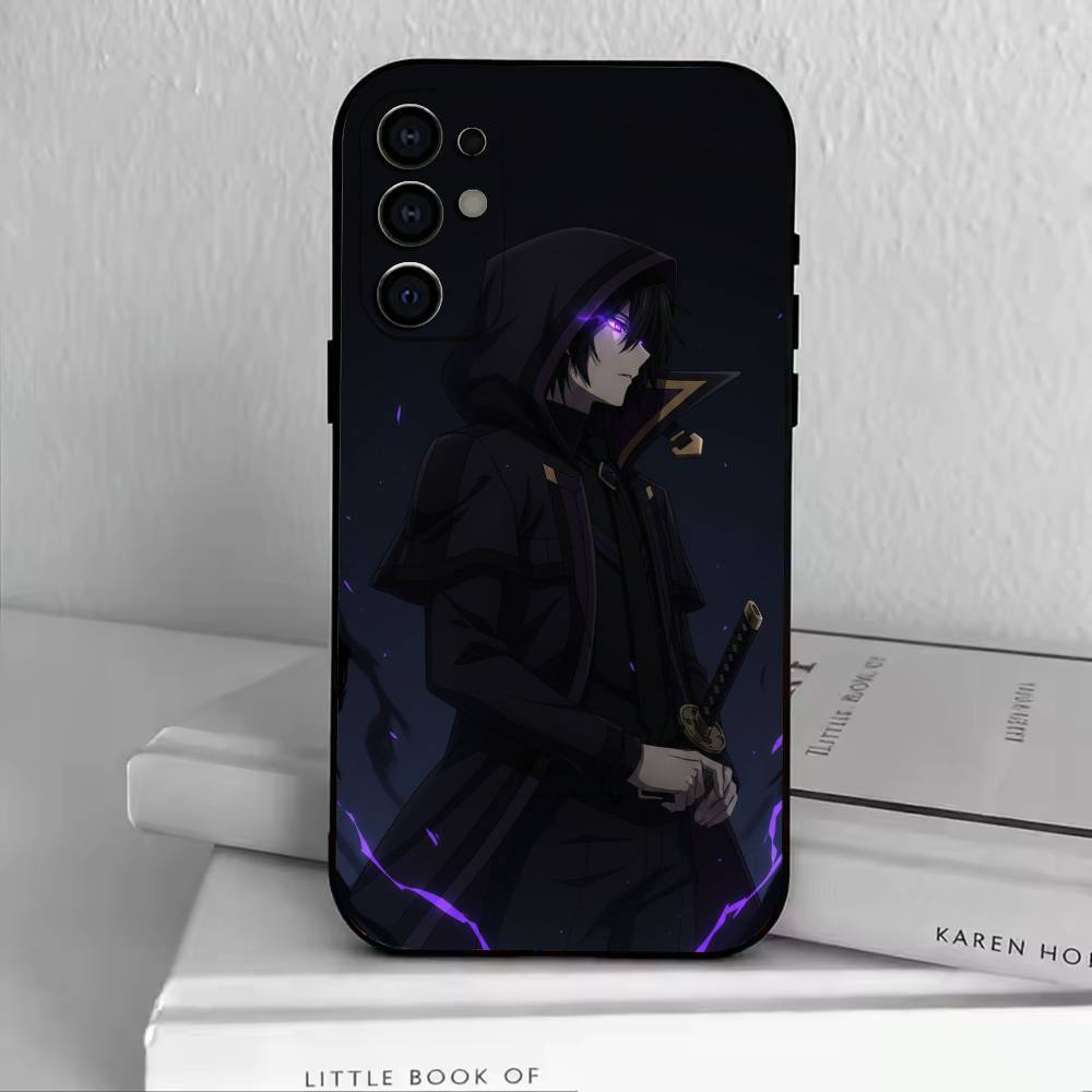 E- Eminence In Shadow Anime Phone Case Black Silicone Soft For Samsung S25,S24,S21,S22,S23,S30,Ultra,S20,Plus,Fe,Lite