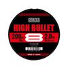 DRESS HIGH BULLET 8 PE Line, No. 2, 200m, Fishing Line, 8-Strand Set, High Visibility, Strong, and Sensitive