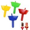 4pcs Drip-Proof Popsicle Rack Spill Proof Ice Pop Holder with Straw Suit Different Ice Cream Sticks Kids Frozen Treats Holder