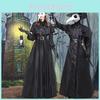 Stunning Plague Doctor Costume For Halloween And Cosplay A Medieval Hooded Robe Mask And Hat For Monk Cosplay