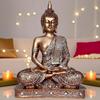 Meditating Sitting Buddha Statue showpiece Idol Home Decor Items for Living Room and Gifts