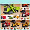 Construction Vehicle Inertia Car With Push And Pull Function For Kids Developmental Play