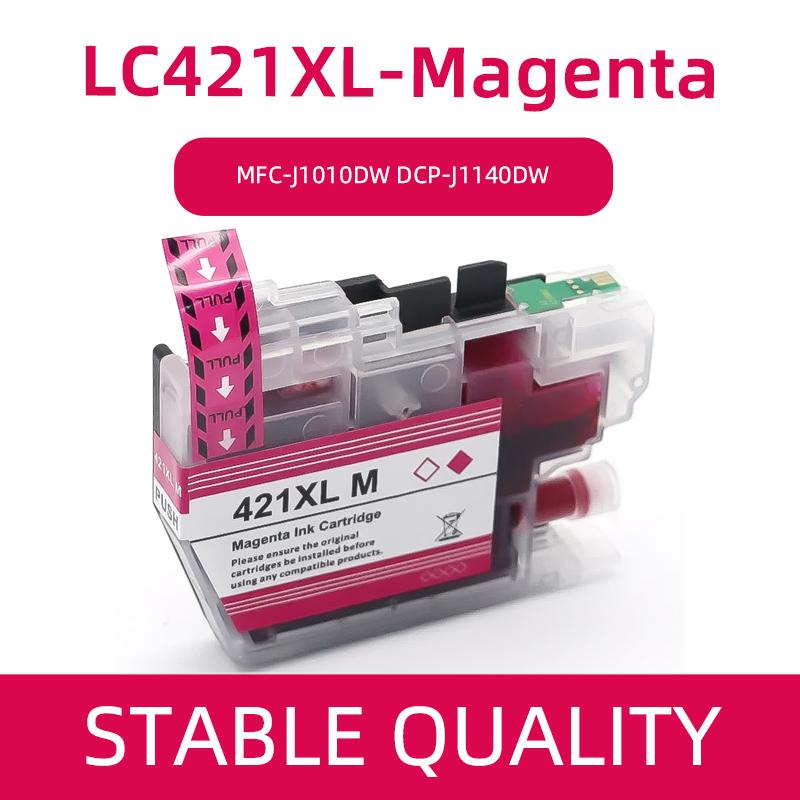 Cartucho de tinta LC421XL, Para impresora brother DCP-J1050DW MFC-J1010DW DCP-J1140DW