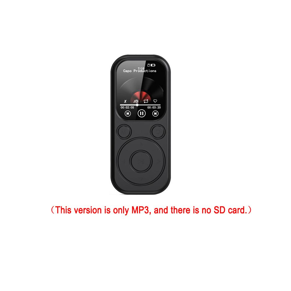 

MP3-плеер 1,8 дюйма Портативный Walkman Совместимый с Bluetooth 5.4 Воспроизведение музыки FM-радио Электронная книга Запись Зарядка через USB Музыкальный плеер