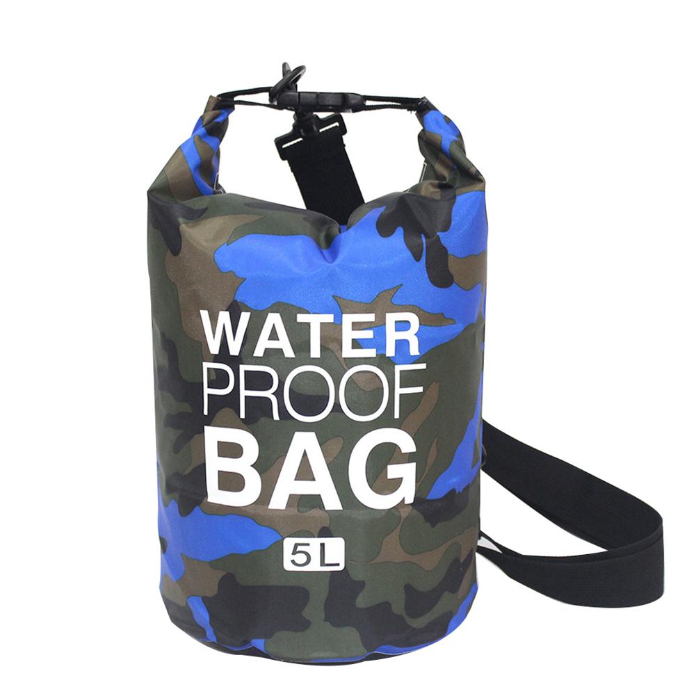 PVC Boating Water Bag Lightweight Waterproof Rafting Boating Bag Inflatable Portable Wear-resistant Foldable for Outdoor Camping