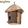 Pet Bedroom 6 Style Birds House Weaved Outdoor Decorative Parrot Breeding Hut Wooden Garden Hanging Hummingbird Cage Shelter