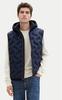 Winter Jacket Tom Tailor Hybrid Vest with Hood (1041313) Sky Captain Blue