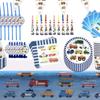 Construction Vehicle Themed First Birthday Disposable Tableware Set