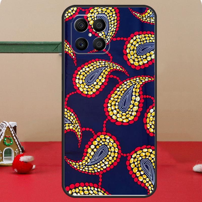 African Style Fabric Print Case For Honor Magic 8 7 6 Pro Honor 200 400 70 90 Lite X8c X8b X9a X9b X9c X9d Win RT Coque