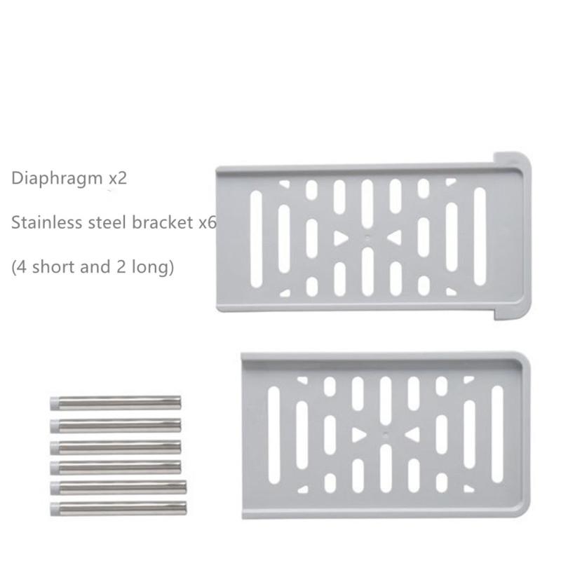 Retractable Kitchen Shelf Storage Rack Household Organizer Accessories