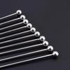 10Pcs Swizzle Sticks Stainless Steel Coffee Cocktail Beverage Drink Stirrer Stick Reusable Stir